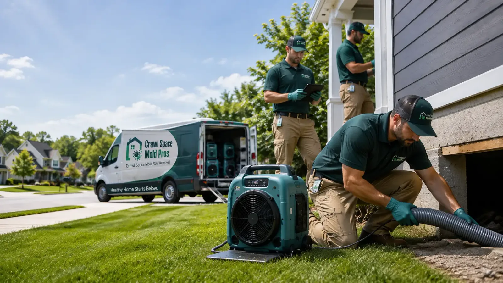 Crawl Space Mold Removal in Avoca, MI